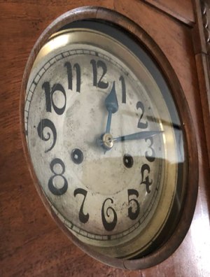 face of an old clock