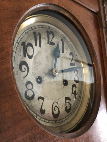 face of an old clock