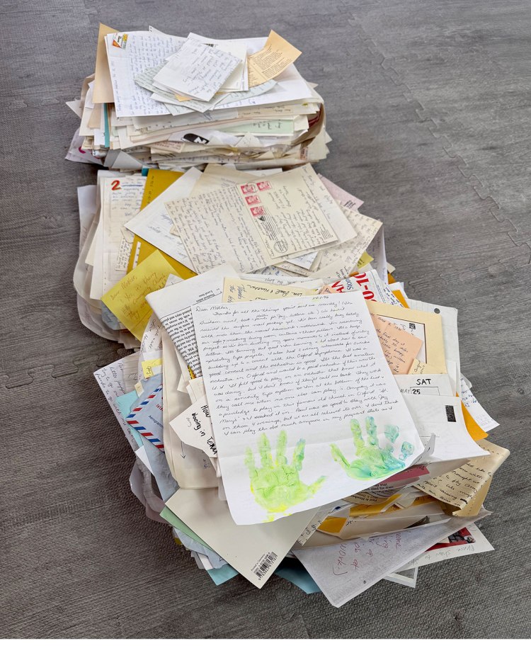Piles of letters